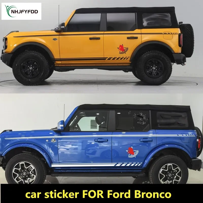 Car stickers FOR Ford Bronco body exterior modified with stylish sports decal film accessories
Car stickers FOR Ford Bronco body exterior modified with stylish sports decal film accessories