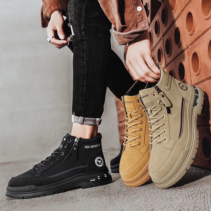 888 casual boots, work shoes, hiking and labor protection shoes, versatile high-top outdoor trendy shoes
888 casual boots, work shoes, hiking and labor protection shoes, versatile high-top outdoor trendy shoes