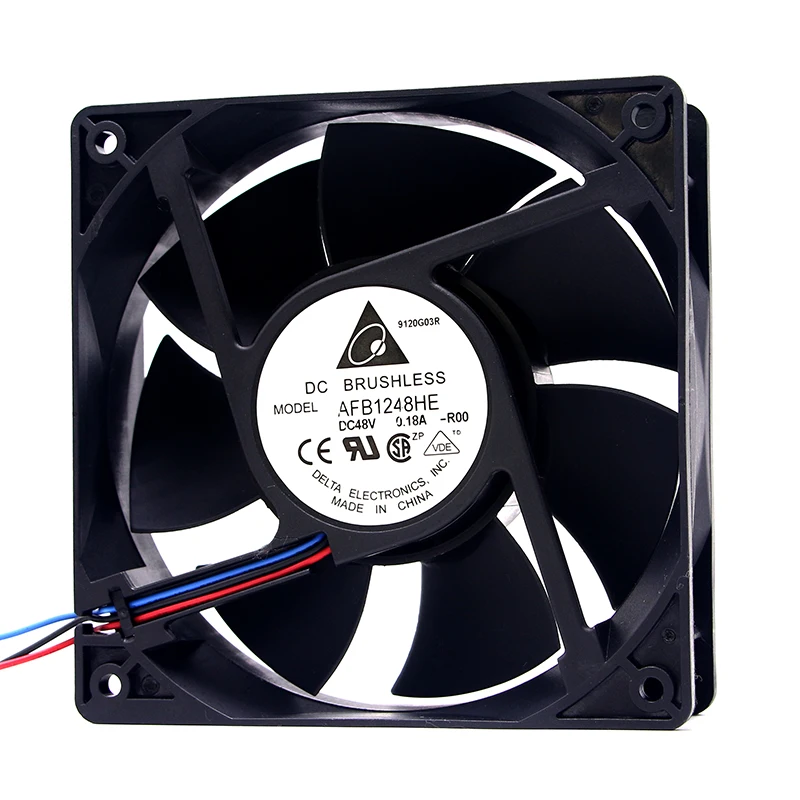 Delta Electronics AFB1248HE R00 DC 48 В 0,18 А 120x120x38 мм 3-проводной охлаждающий вентилятор для сервера
Delta Electronics AFB1248HE R00 DC 48 В 0,18 А 120x120x38 мм 3-проводной охлаждающий вентилятор для сервера
