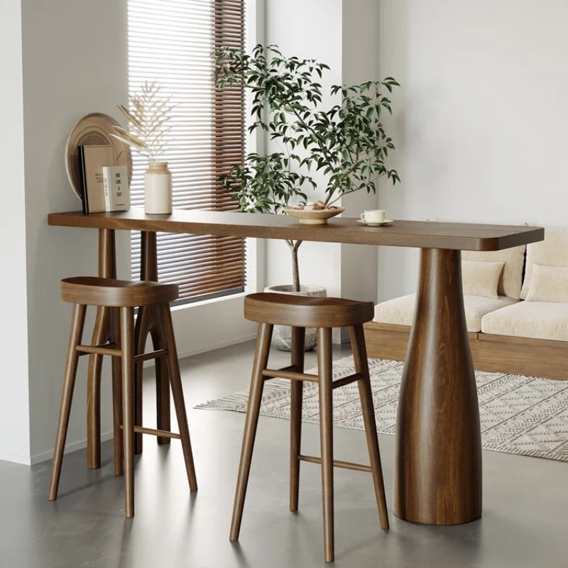 High Wooden Balcony Bar Tables Kitchen Luxury Modern Coffee Cocktail Bar Tables Outdoor Living Room Tavoli Alti Furniture SR50BT
High Wooden Balcony Bar Tables Kitchen Luxury Modern Coffee Cocktail Bar Tables Outdoor Living Room Tavoli Alti Furniture SR50BT