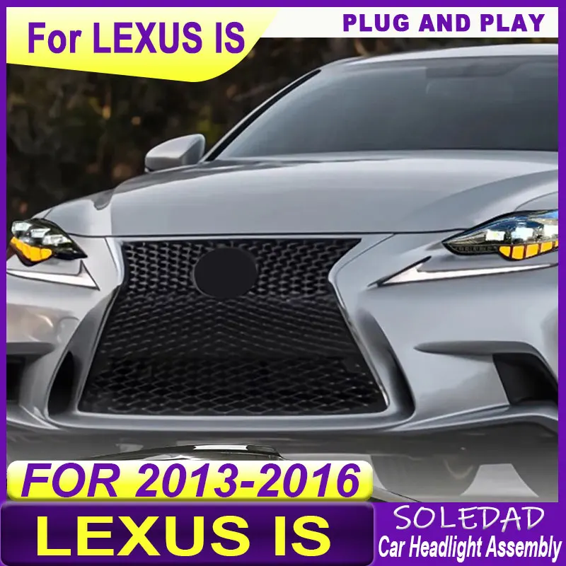 Car Head Lamp for Lexus is is250 LED Headlight 2013-2016 Headlights is300 DRL Turn Signal High Beam Angel Eye Projector Lens
Car Head Lamp for Lexus is is250 LED Headlight 2013-2016 Headlights is300 DRL Turn Signal High Beam Angel Eye Projector Lens