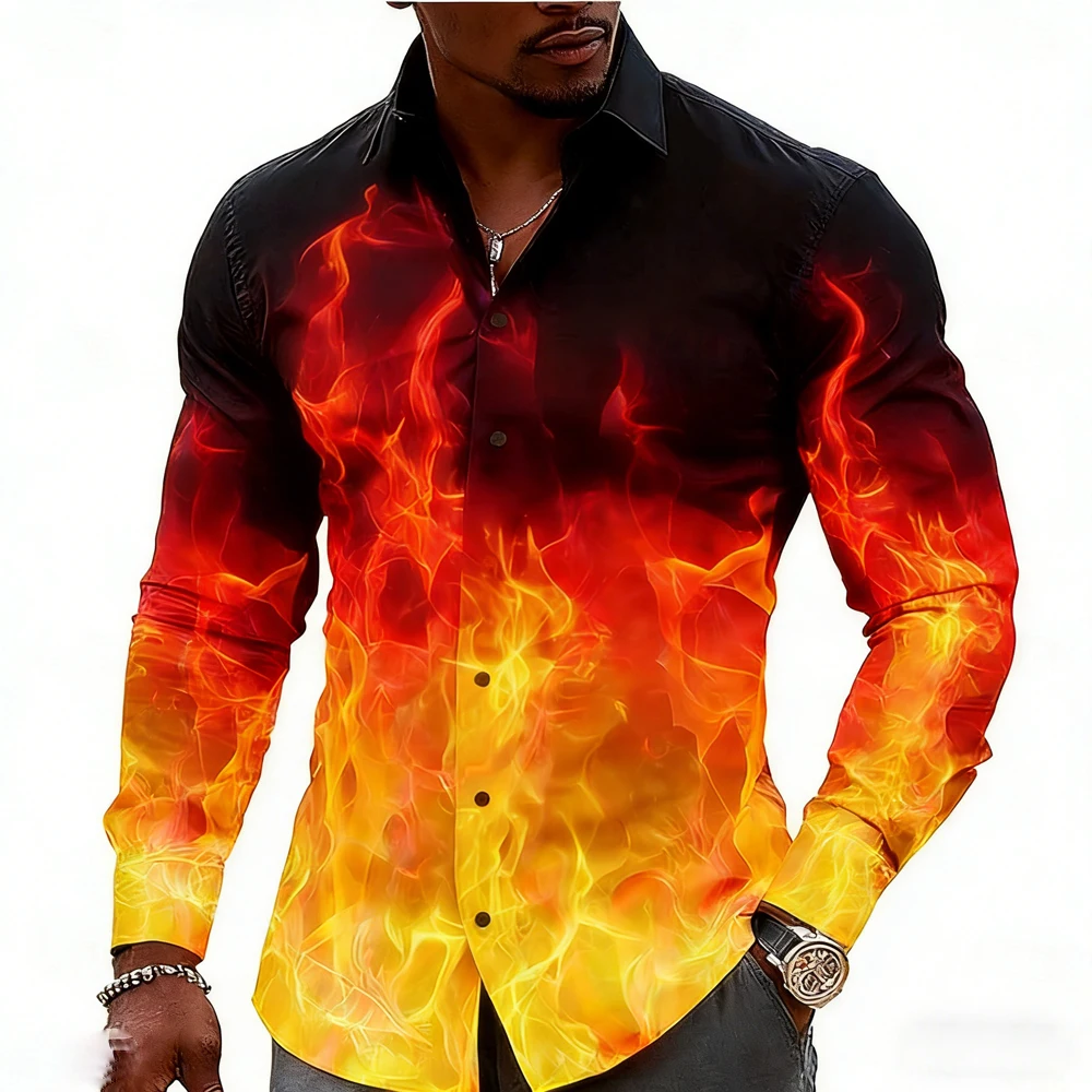 Men's 3D printed shirt, long-sleeved collar button with multiple colors to choose from, Hawaiian vacation leisure party clothes
Men's 3D printed shirt, long-sleeved collar button with multiple colors to choose from, Hawaiian vacation leisure party clothes