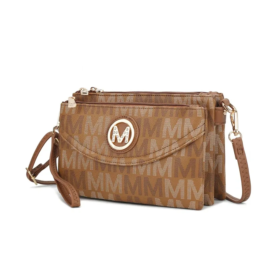 MKF Collection Ishani Signature Crossbody Handbag for Women Leather Shoulder Bag
MKF Collection Ishani Signature Crossbody Handbag for Women Leather Shoulder Bag