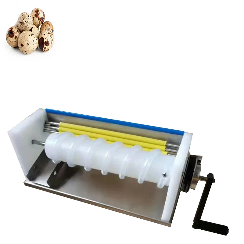 New Hand-cranked Egg Huller Manual Household Portable Hand Roll Quail Egg Peeler Manual Birds Egg Peeler Sheller
New Hand-cranked Egg Huller Manual Household Portable Hand Roll Quail Egg Peeler Manual Birds Egg Peeler Sheller