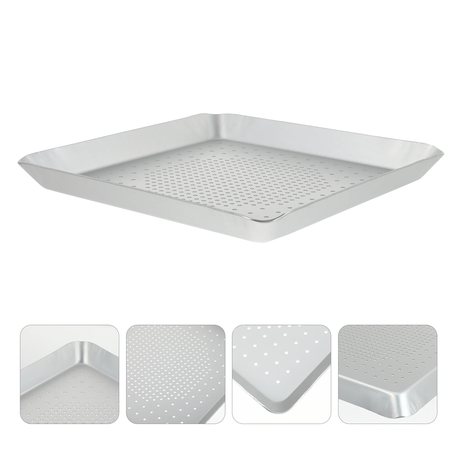 1pc Aluminium Alloy Hollow Pizza Pan Square Baking Tray Kitchen Bakeware Tool Shorten Baking Time Easy
1pc Aluminium Alloy Hollow Pizza Pan Square Baking Tray Kitchen Bakeware Tool Shorten Baking Time Easy