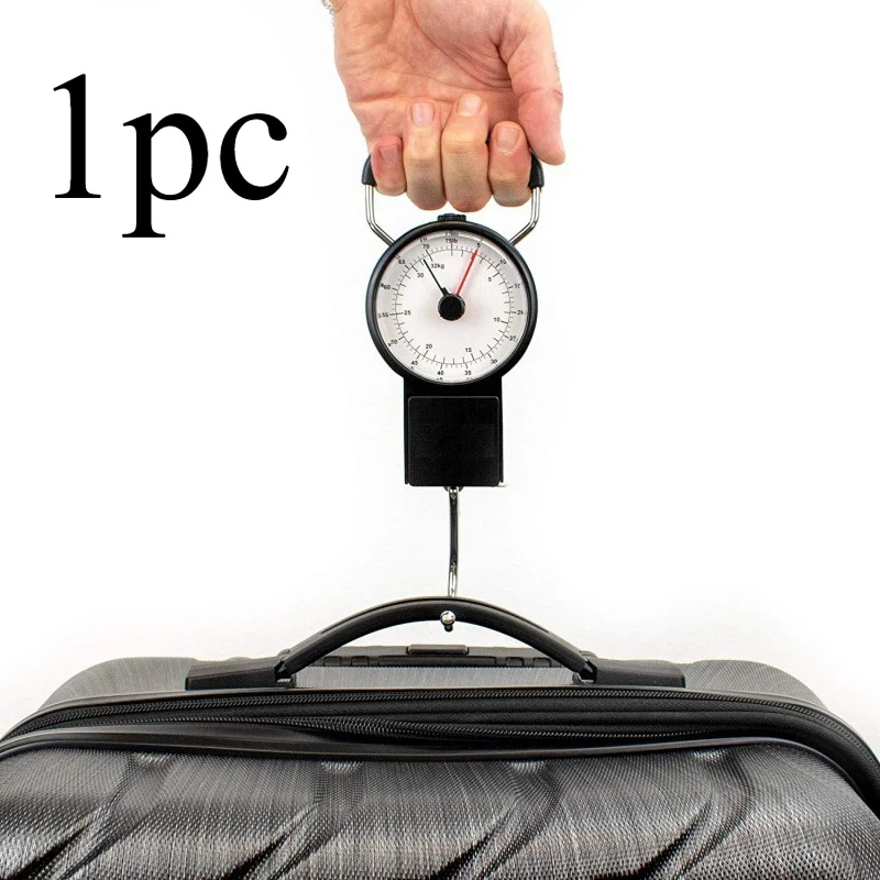 Portable spring scale, ABS material, travel and fishing machinery luggage weighing tool
Portable spring scale, ABS material, travel and fishing machinery luggage weighing tool