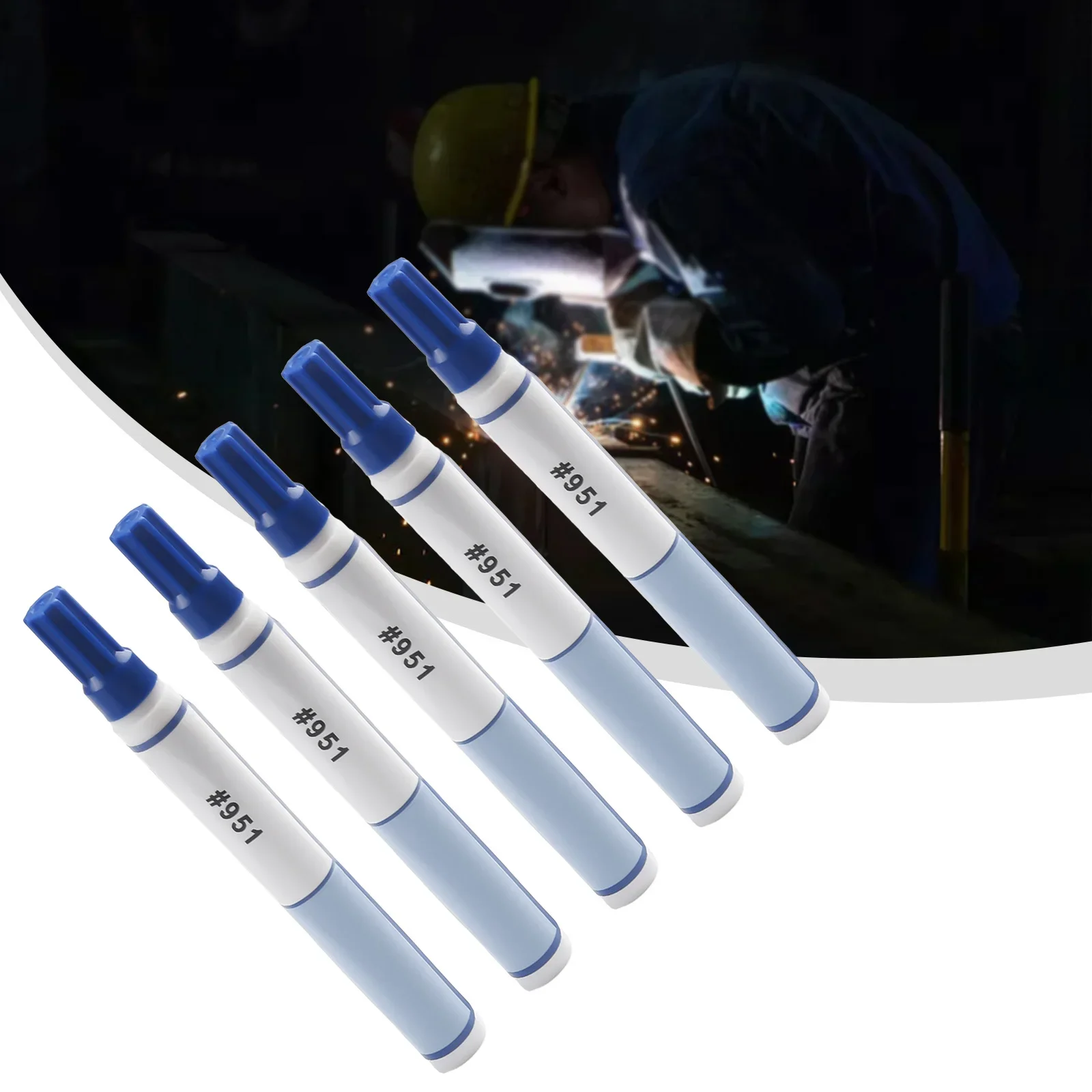 5PCS 951 Soldering Flux Pen With Felt Tip 10ml Each Low Solid Flux For PCB Board Welding And Electronic Component Protection
5PCS 951 Soldering Flux Pen With Felt Tip 10ml Each Low Solid Flux For PCB Board Welding And Electronic Component Protection