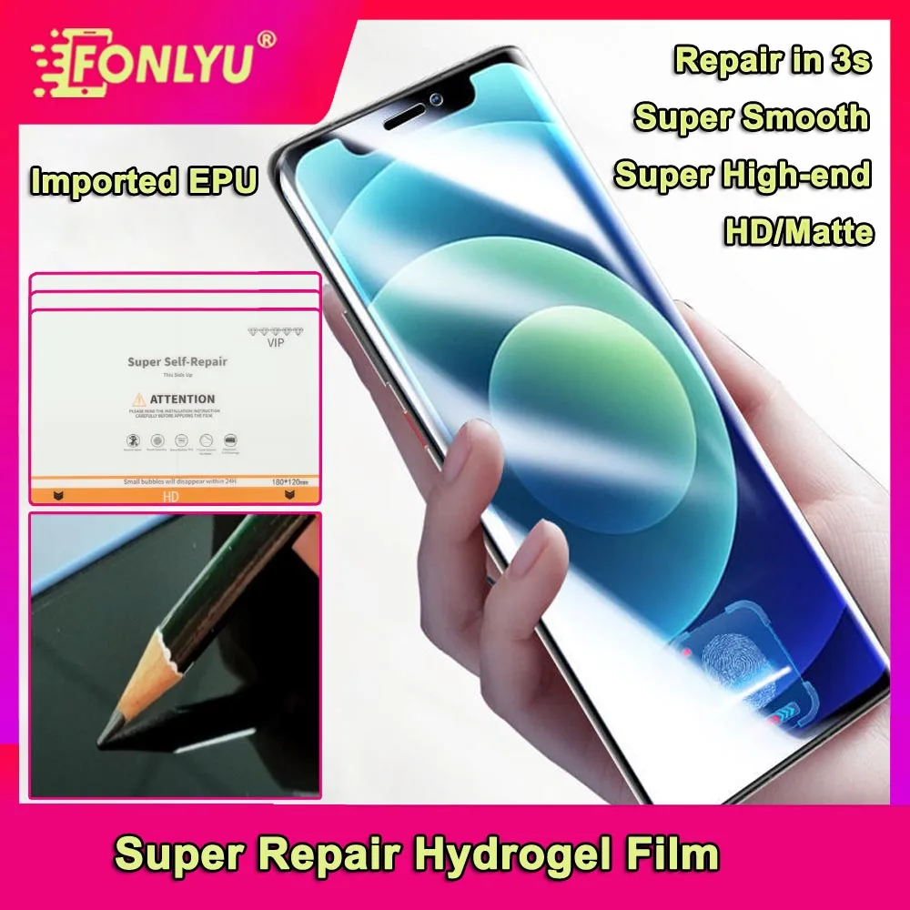 FONLYU 50pc Universal Super Imported EPU HD Quick Repair Hydrogel Screen Protector For All Phone Hydraulic Film Cutting Machine
FONLYU 50pc Universal Super Imported EPU HD Quick Repair Hydrogel Screen Protector For All Phone Hydraulic Film Cutting Machine