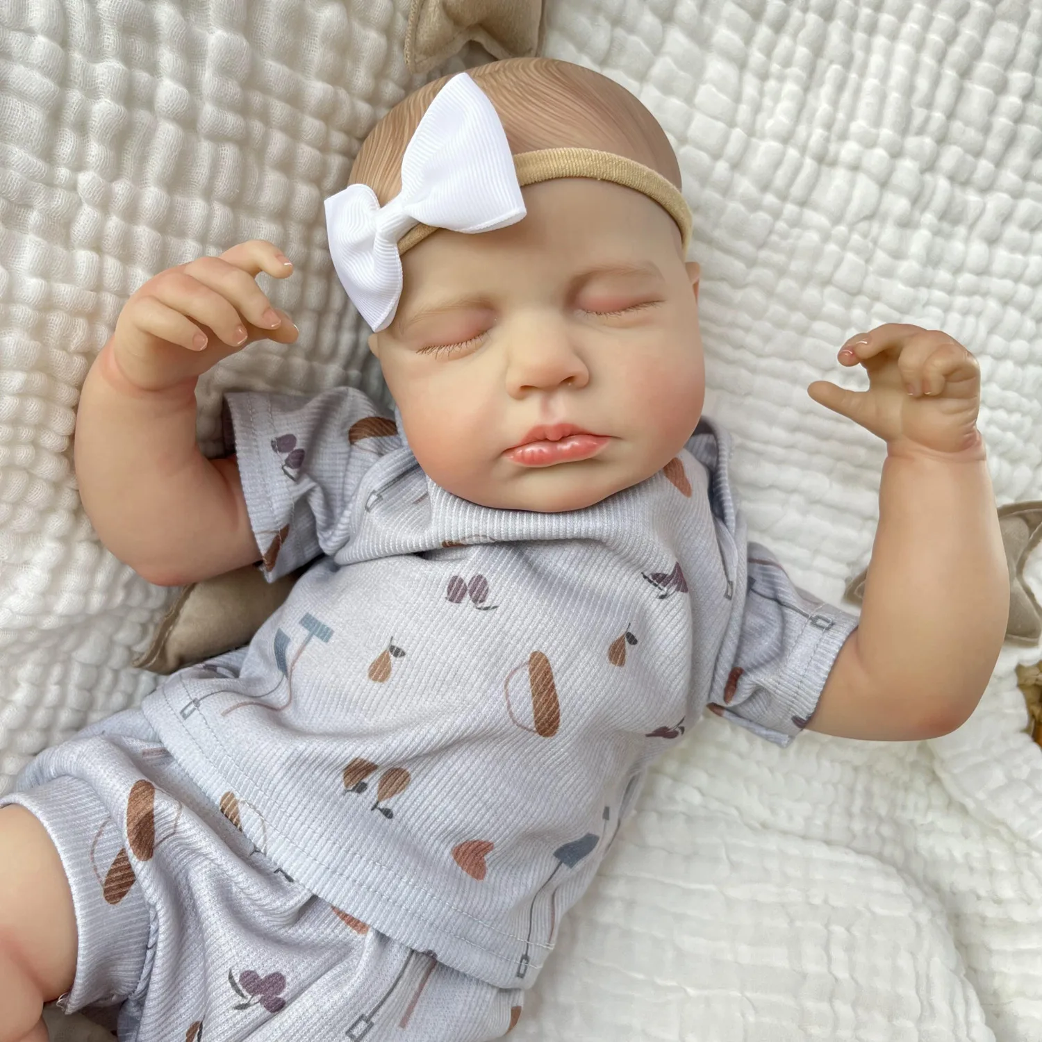 BZDOLL Full Body Vinyl Lifelike 19inch 48 CM Asleep Baby Doll Toy 3D Skin Lovely Sleeping Doll Fashion Birthday Gift
BZDOLL Full Body Vinyl Lifelike 19inch 48 CM Asleep Baby Doll Toy 3D Skin Lovely Sleeping Doll Fashion Birthday Gift