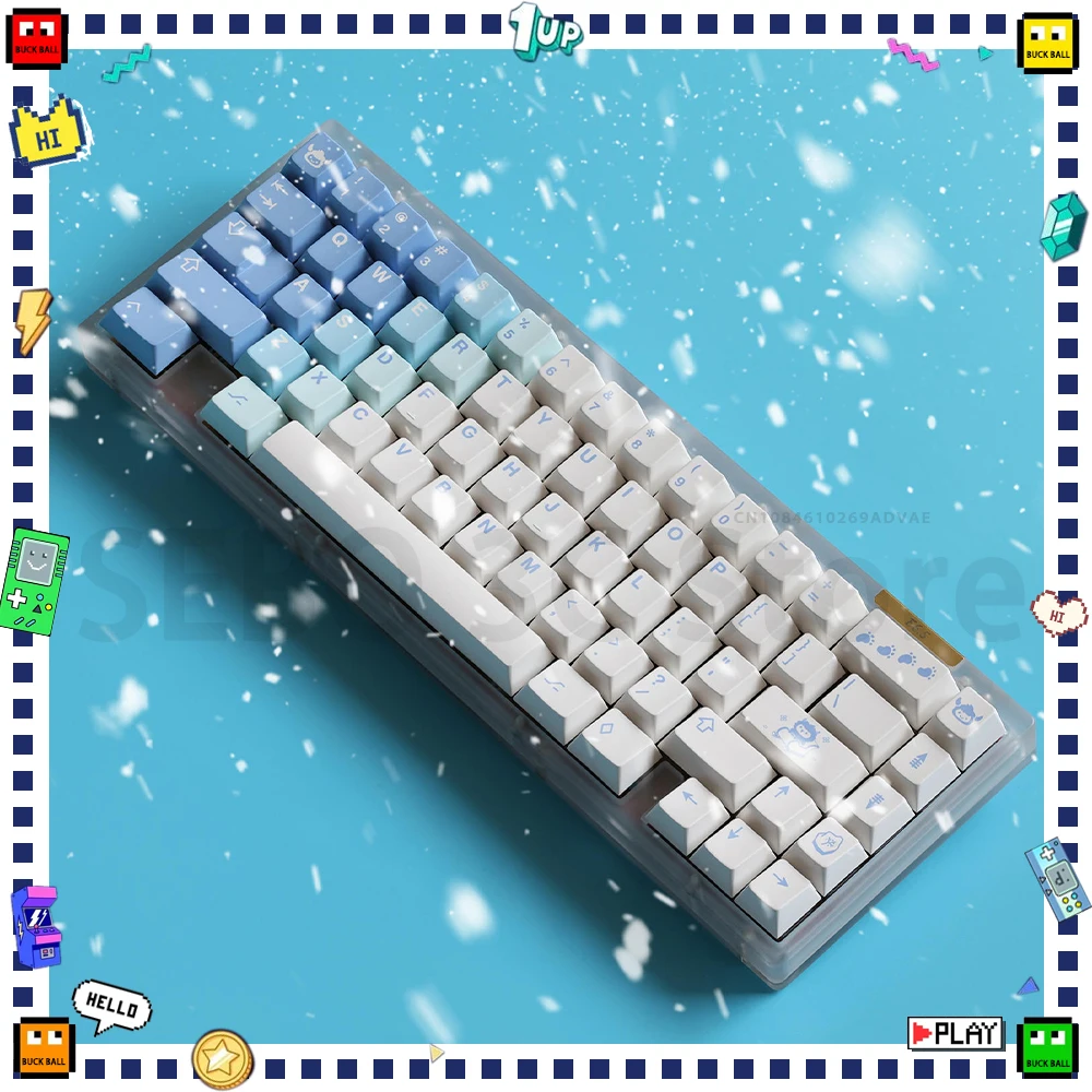 Milkyway Yeeti Light Keycaps Set PBT Heat Sublimation Mechanical Keyboard Keycap Customized Blue Key Caps PC Accessories
Milkyway Yeeti Light Keycaps Set PBT Heat Sublimation Mechanical Keyboard Keycap Customized Blue Key Caps PC Accessories