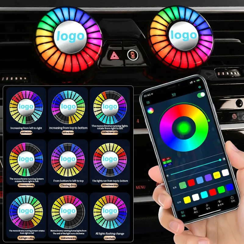Автомобильная музыкальная лампа в ритме, освежитель воздуха, RGB 256 цветов, звук, управление через приложение, функция голосового ритма, атмосфера, опция освежителя воздуха, освежитель воздуха
Автомобильная музыкальная лампа в ритме, освежитель воздуха, RGB 256 цветов, звук, управление через приложение, функция голосового ритма, атмосфера, опция освежителя воздуха, освежитель воздуха