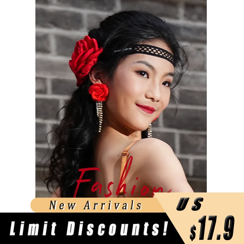 New Latin Dance Dress Girl's Ballroom Modern Dance Training Headflowers Professional Handmade Customized Headdress flower XH305
New Latin Dance Dress Girl's Ballroom Modern Dance Training Headflowers Professional Handmade Customized Headdress flower XH305