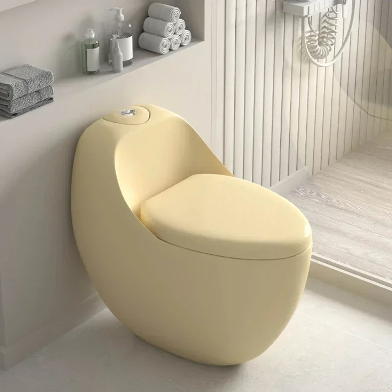 Household Cute Egg-Shaped Color Ordinary Toilet Bowl Siphon Pumping Ceramic Toilet
Household Cute Egg-Shaped Color Ordinary Toilet Bowl Siphon Pumping Ceramic Toilet