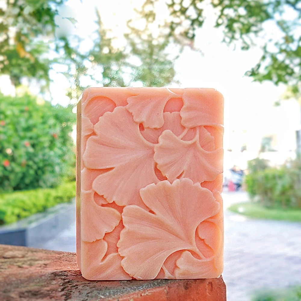 Ginkgo Leaf Handmade Soap Mold Food Grade Silicone Mould DIY Silicone Resin Fern Leaf Baking Mould
Ginkgo Leaf Handmade Soap Mold Food Grade Silicone Mould DIY Silicone Resin Fern Leaf Baking Mould