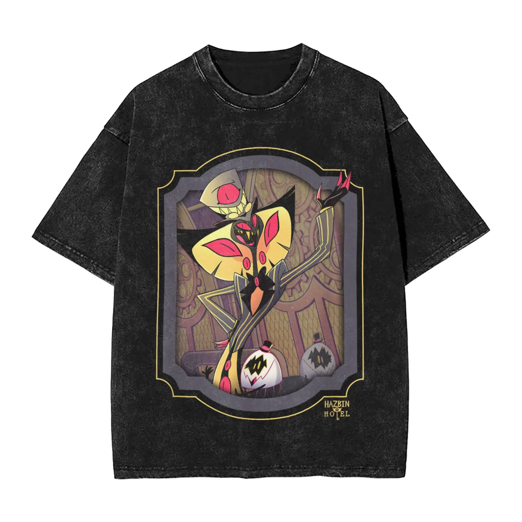 Hazbins Hotels Sir Pentious Washed T-Shirt Men Y2K Basic Cotton T-Shirts Beach O-Neck Trendy Cool Tees Loose Big Size Clothes
Hazbins Hotels Sir Pentious Washed T-Shirt Men Y2K Basic Cotton T-Shirts Beach O-Neck Trendy Cool Tees Loose Big Size Clothes