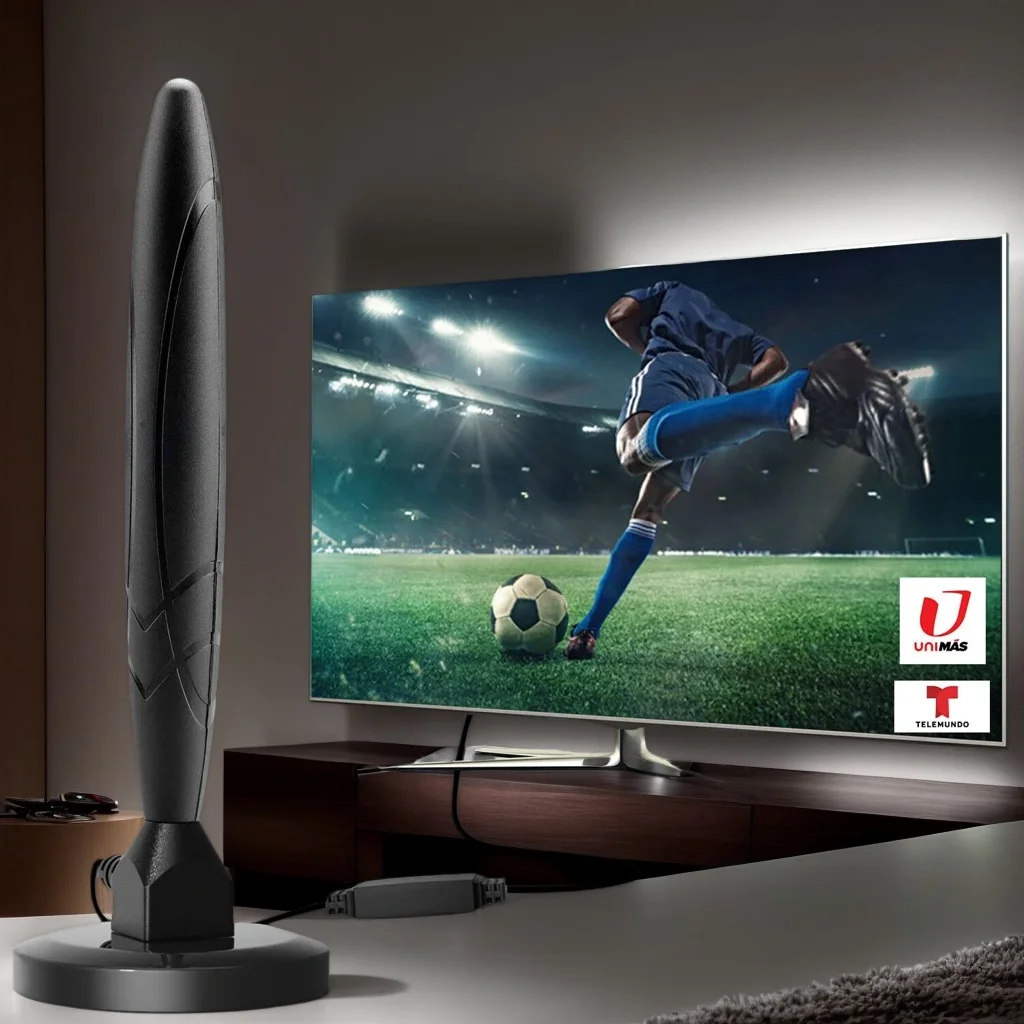 Внутренняя HD-ТВ-антенна — усилитель 4K 5600 миль
Внутренняя HD-ТВ-антенна — усилитель 4K 5600 миль