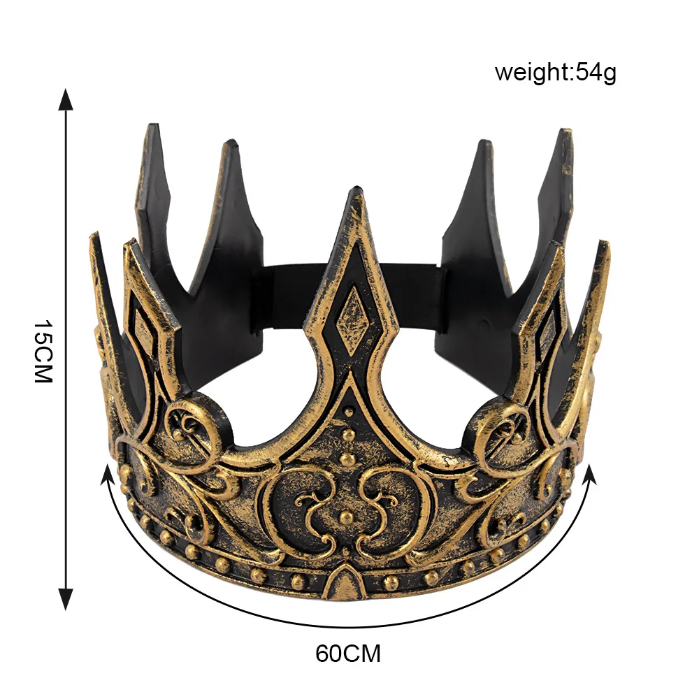 Medieval King Crown Headdress Latex Foam Costume Prop for Cosplay Party Stage Performance
Medieval King Crown Headdress Latex Foam Costume Prop for Cosplay Party Stage Performance