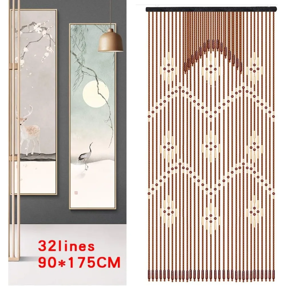 32 Strands Natural Wood Beaded Curtain Wooden Hanging Room Divider Decorative Handmade Bohemian Wooden Doorway Curtain
32 Strands Natural Wood Beaded Curtain Wooden Hanging Room Divider Decorative Handmade Bohemian Wooden Doorway Curtain