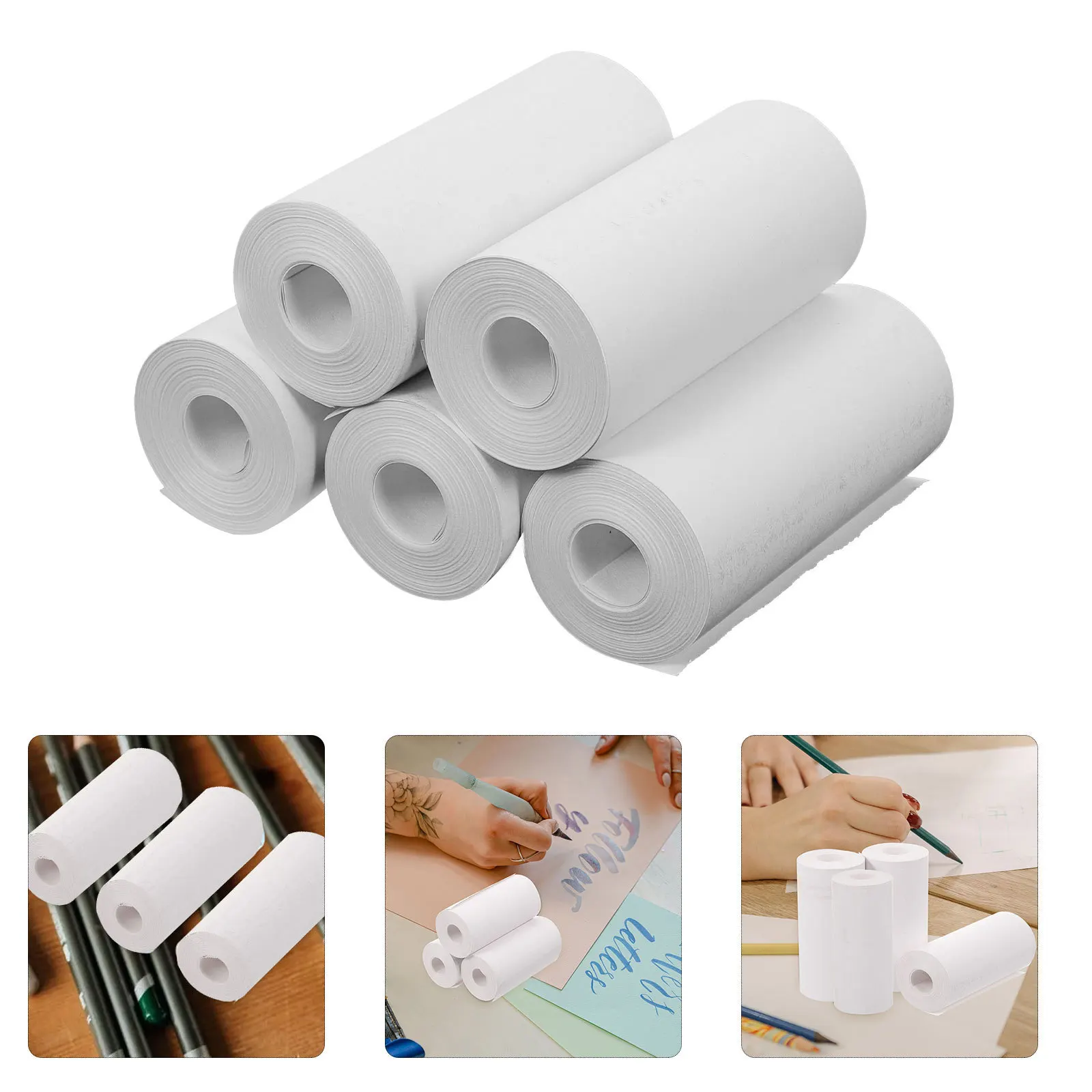 10 Rolls Thermal Label Self Adhesive Blank Express Labels For Portable Correction Decal Printable Sticker Paper Office Supplies
10 Rolls Thermal Label Self Adhesive Blank Express Labels For Portable Correction Decal Printable Sticker Paper Office Supplies