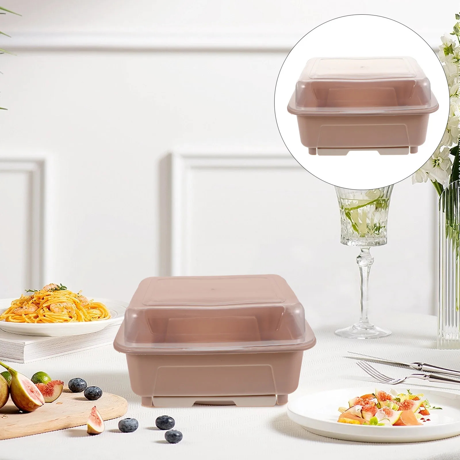 Dish Drying Rack Lid Cover Kitchen Tableware Organizer Countertop Utensil Holder Box Multifunctional Water Draining Compact
Dish Drying Rack Lid Cover Kitchen Tableware Organizer Countertop Utensil Holder Box Multifunctional Water Draining Compact