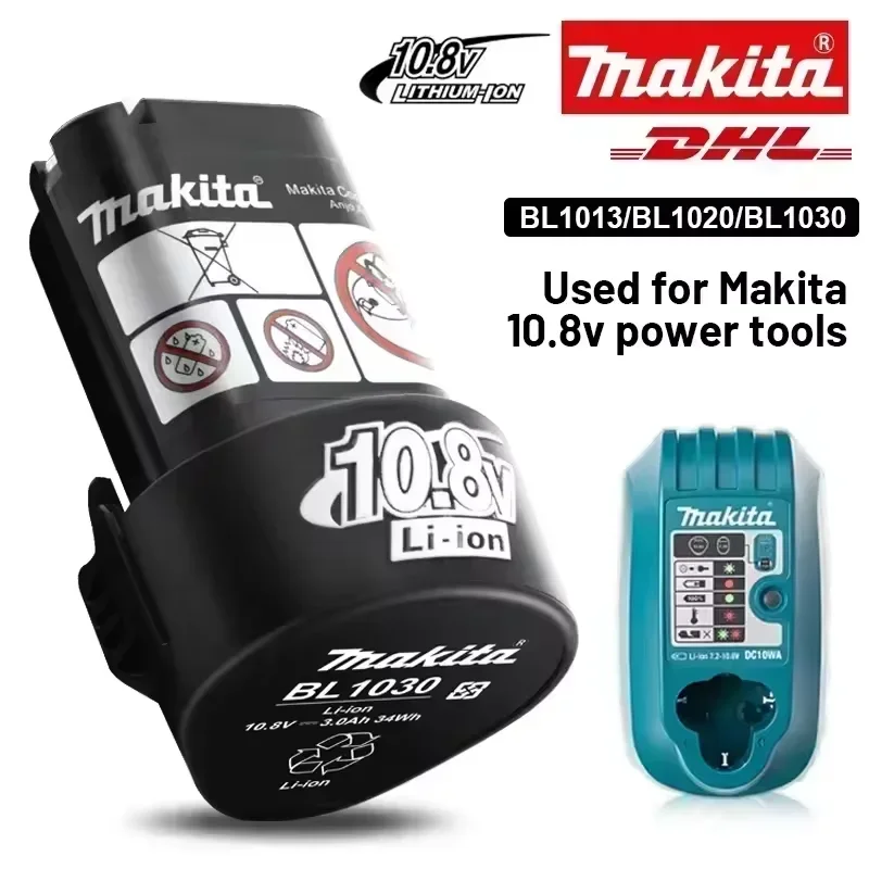 Оригинальный аккумулятор Makita 10,8 В BL1013 BL1020 BL1030, DF030D Зарядное устройство Makita 10,8 В/12 В, сменный инструмент 10,8 В MakitabatteryBL1030
Оригинальный аккумулятор Makita 10,8 В BL1013 BL1020 BL1030, DF030D Зарядное устройство Makita 10,8 В/12 В, сменный инструмент 10,8 В MakitabatteryBL1030