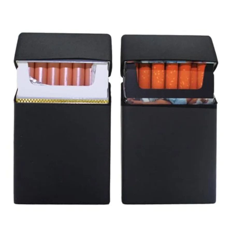 2Pcs Soft Silicone Cigarette Case Holder for Men -Standard 20 Pcs Cigarette Box Protector Lightweight and Waterproof Black
2Pcs Soft Silicone Cigarette Case Holder for Men -Standard 20 Pcs Cigarette Box Protector Lightweight and Waterproof Black