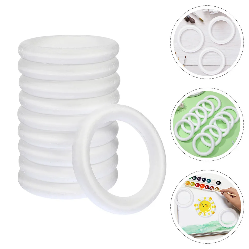 10Pcs Foam Circles Blank DIY Craft Supplies Kids Painting Foam Crafts Party Decoration Festival Party Foams Model
10Pcs Foam Circles Blank DIY Craft Supplies Kids Painting Foam Crafts Party Decoration Festival Party Foams Model