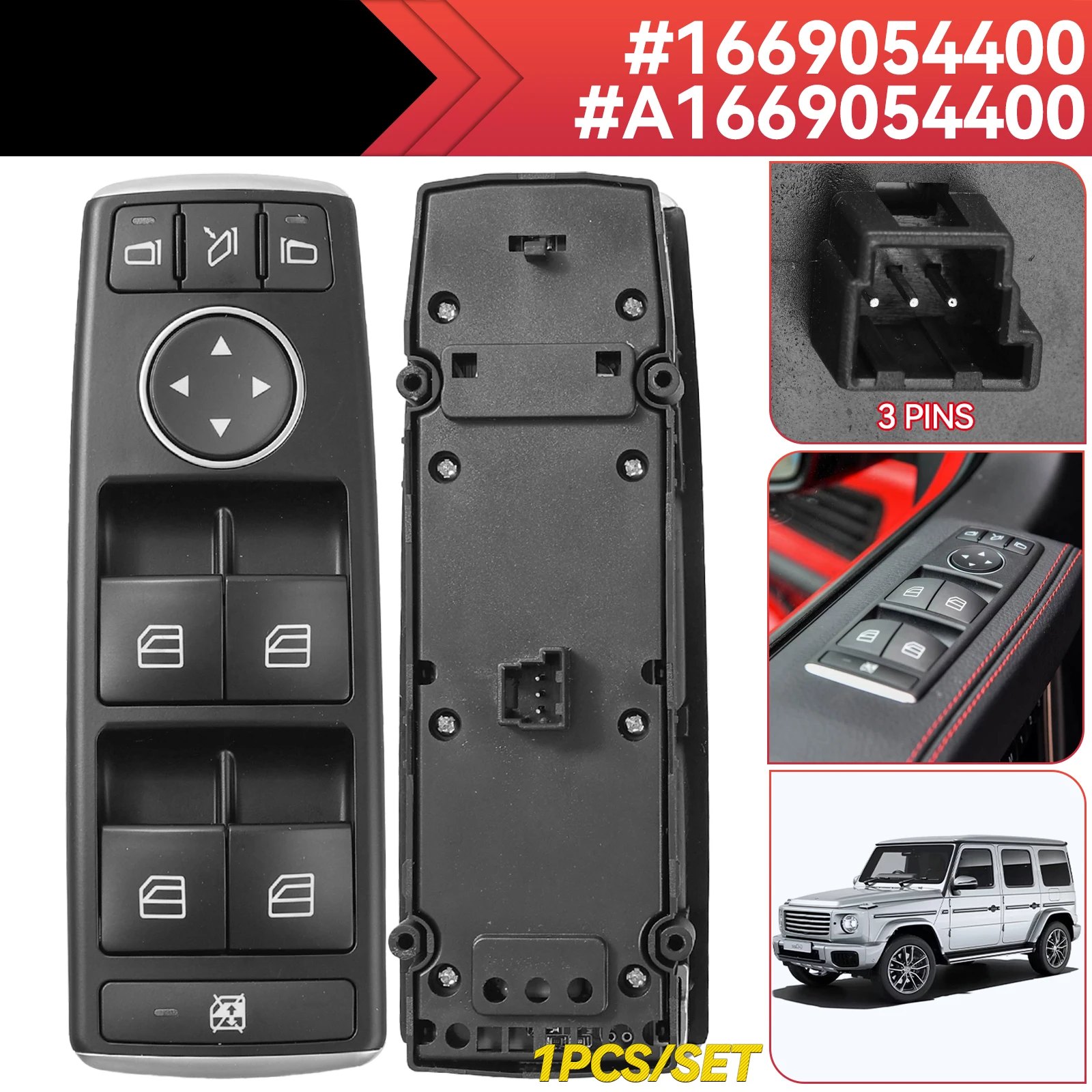 1669054400 Left Power Window Switch Control With Folding For Mercedes Benz W212 W246 W176 W156 W117 W204 C-Class CLA A1669054400
1669054400 Left Power Window Switch Control With Folding For Mercedes Benz W212 W246 W176 W156 W117 W204 C-Class CLA A1669054400