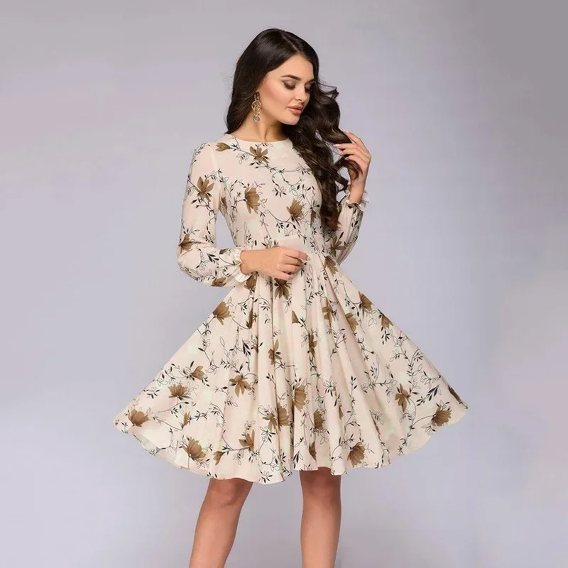 2023 Women Fall Printing Long Sleeve A-line Club Party Dress Elegant Female Fashion Vintage Ruffles O-Neck Mini Dresses Vestidos
2023 Women Fall Printing Long Sleeve A-line Club Party Dress Elegant Female Fashion Vintage Ruffles O-Neck Mini Dresses Vestidos