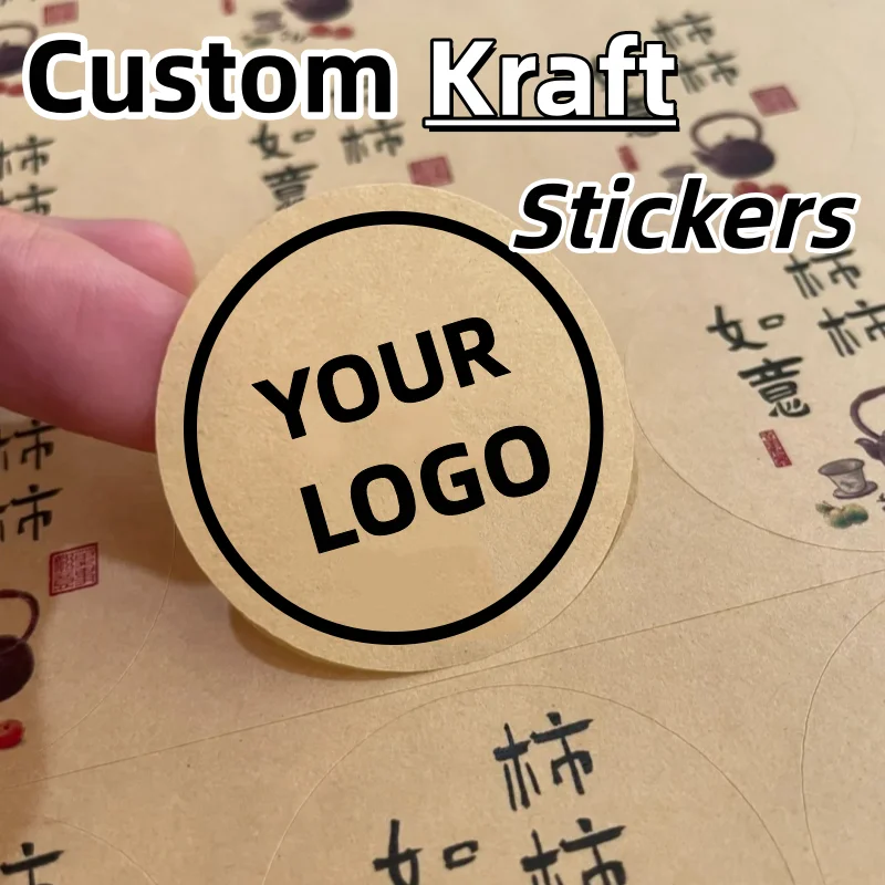 500Pcs Kraft Paper Stickers and Customized Logo Wedding Birthday Baptism Stickers DIY Your Own Logo Stickers Personalize Sticker
500Pcs Kraft Paper Stickers and Customized Logo Wedding Birthday Baptism Stickers DIY Your Own Logo Stickers Personalize Sticker