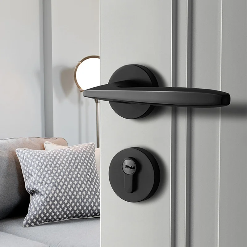 Door locks Indoor bedrooms Silent black room locks Nordic simple split locks Household modern solid wood door locks
Door locks Indoor bedrooms Silent black room locks Nordic simple split locks Household modern solid wood door locks