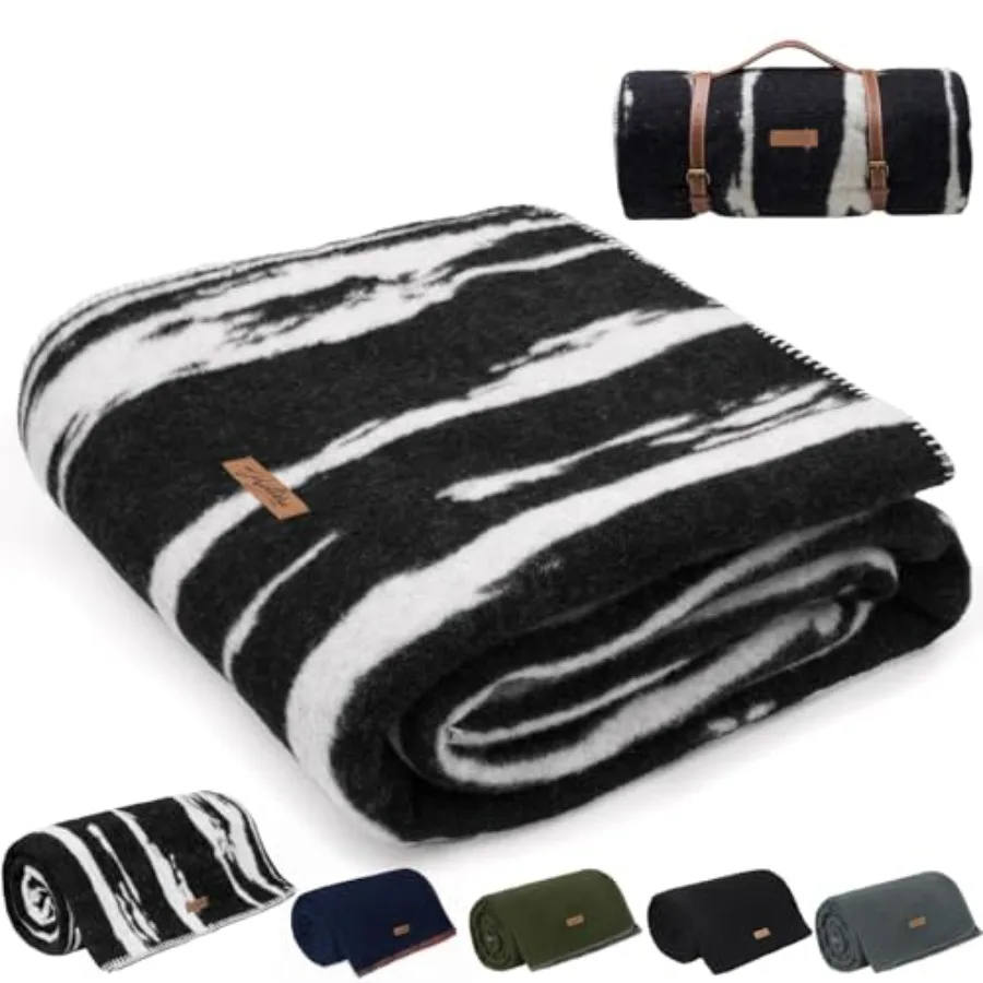 100% Wool Blanket 62" x 86" Warm Thick Washable Military Wool Blanket Great for Camping Outdoors Sporting Events Survival Kits
100% Wool Blanket 62" x 86" Warm Thick Washable Military Wool Blanket Great for Camping Outdoors Sporting Events Survival Kits