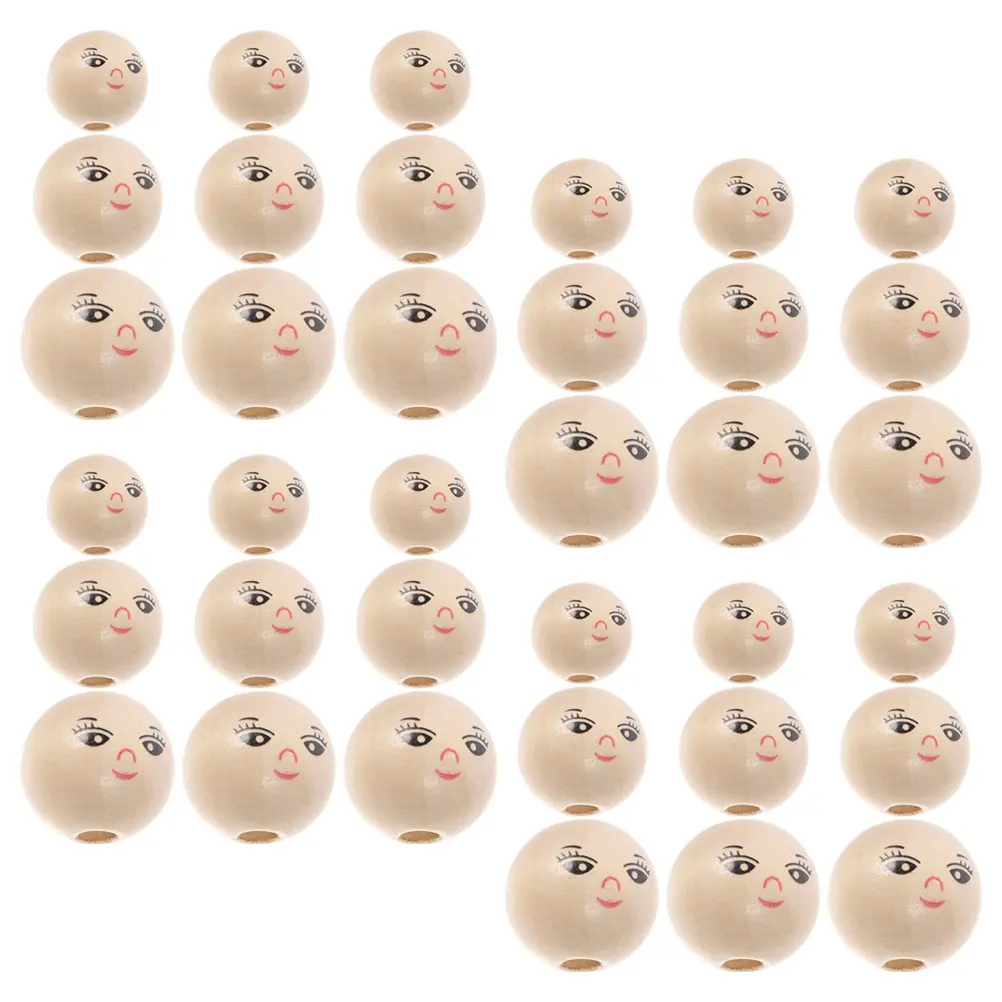 150pcs Smile Face Beads Wooden Craft Round Loose Spacer for DIY Jewelry Making Projects Home Decoration Gifts
150pcs Smile Face Beads Wooden Craft Round Loose Spacer for DIY Jewelry Making Projects Home Decoration Gifts