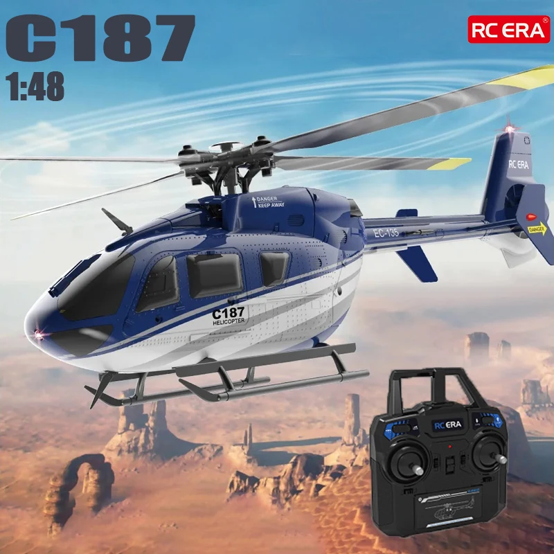 RC ERA C187 EC135 Scaled 4CH RC Helicopter Gyroscope Stabilization Altitude Hold 2.4G Remote Control Aircraft Model Plane
RC ERA C187 EC135 Scaled 4CH RC Helicopter Gyroscope Stabilization Altitude Hold 2.4G Remote Control Aircraft Model Plane