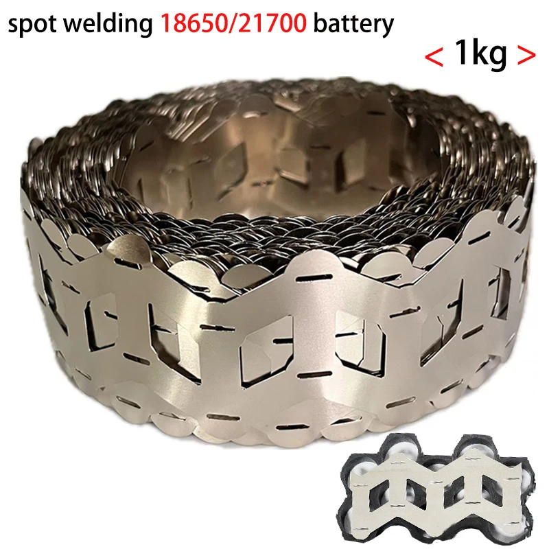1kg Wavy Nickel Plated Steel Strip Spot Welding 18650/21700 Battery Welding Wavy Nickel Belt 21700 Battery Connection Piece
1kg Wavy Nickel Plated Steel Strip Spot Welding 18650/21700 Battery Welding Wavy Nickel Belt 21700 Battery Connection Piece