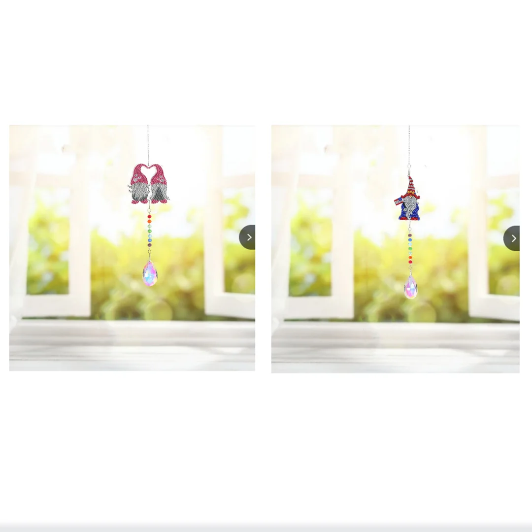 1 DIY diamond painting Christmas-themed acrylic window hanging with crystal diamonds and pendants as a holiday gift
1 DIY diamond painting Christmas-themed acrylic window hanging with crystal diamonds and pendants as a holiday gift