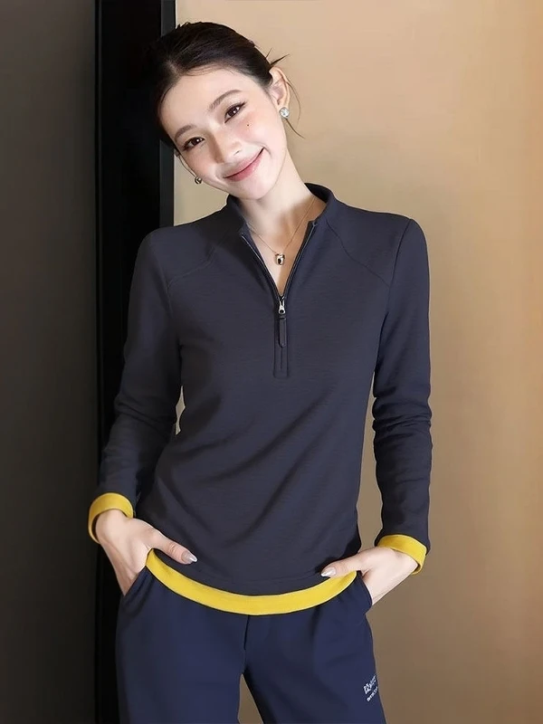 Женская толстовка Slim Fit с длинным рукавом, весна 2026, новинка, большие размеры, с цветными вставками, на молнии, повседневная, удобная, топ
Женская толстовка Slim Fit с длинным рукавом, весна 2026, новинка, большие размеры, с цветными вставками, на молнии, повседневная, удобная, топ