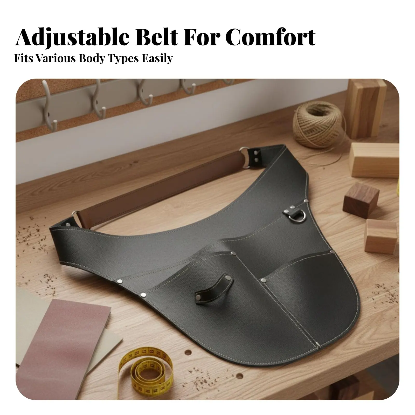 PU Leather Tool Apron Hands-Unrestricted Multi-Pocket Waist Pouch Adjustable Tool Holder Apron Long-Lasting Multi-Pocket Utility
PU Leather Tool Apron Hands-Unrestricted Multi-Pocket Waist Pouch Adjustable Tool Holder Apron Long-Lasting Multi-Pocket Utility
