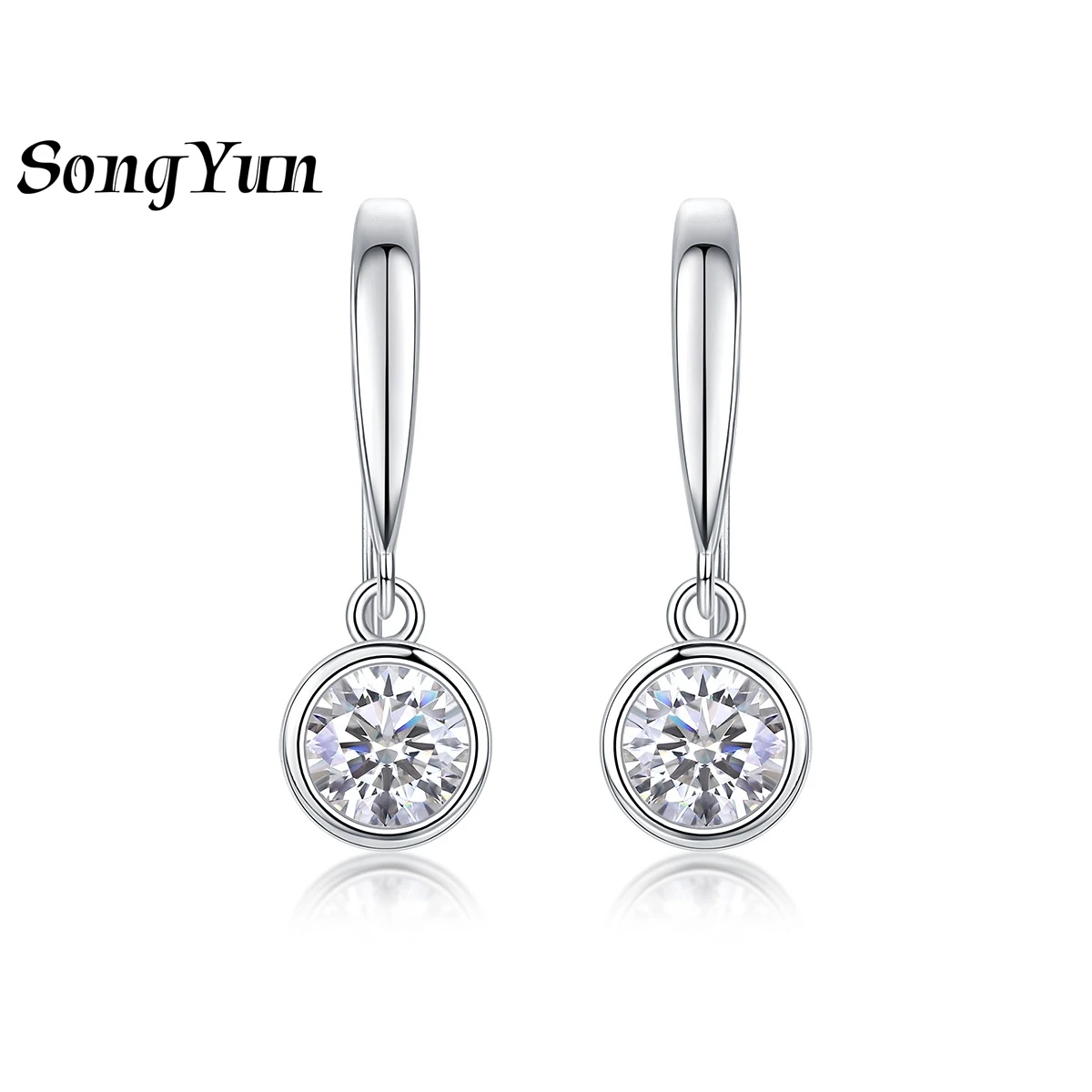 SONGYUN Brand Jewelry 925 Sterling Silver Earrings Moissanite Diamond Dangle Engagement Women Rhodium Plated SYT Patent Earring
SONGYUN Brand Jewelry 925 Sterling Silver Earrings Moissanite Diamond Dangle Engagement Women Rhodium Plated SYT Patent Earring