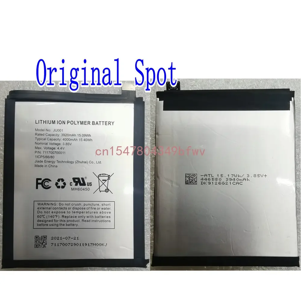 2024 3.85V 4000mAh 15.4Wh JU001 Mobile Phone Replacement Battery 1ICP5/66/80 New
2024 3.85V 4000mAh 15.4Wh JU001 Mobile Phone Replacement Battery 1ICP5/66/80 New
