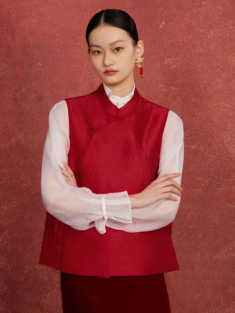 Ru Cloud, весенний новый жилет с воротником-стойкой и вышивкой, женская новая верхняя одежда в китайском национальном стиле в стиле ретро, накладка на плечо
Ru Cloud, весенний новый жилет с воротником-стойкой и вышивкой, женская новая верхняя одежда в китайском национальном стиле в стиле ретро, накладка на плечо