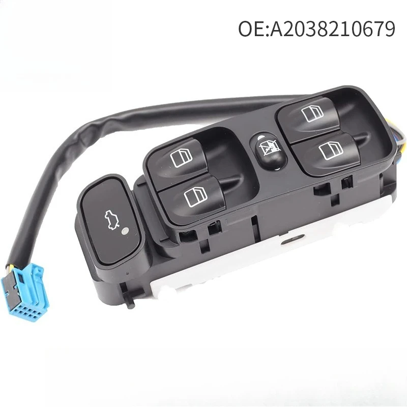 A2038210679 Suitable for Mercedes-Benz window glass lifter main switch electric window switch long-term short-term
A2038210679 Suitable for Mercedes-Benz window glass lifter main switch electric window switch long-term short-term