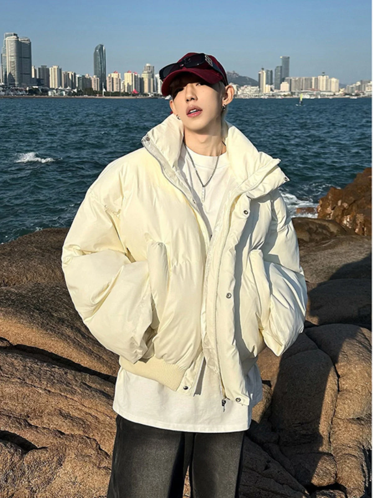 Мужское зимнее хлопковое пальто с воротником-стойкой в американском стиле ретро Thiened ort, хлопковое пальто Cleanfit Haome для подростков
Мужское зимнее хлопковое пальто с воротником-стойкой в американском стиле ретро Thiened ort, хлопковое пальто Cleanfit Haome для подростков