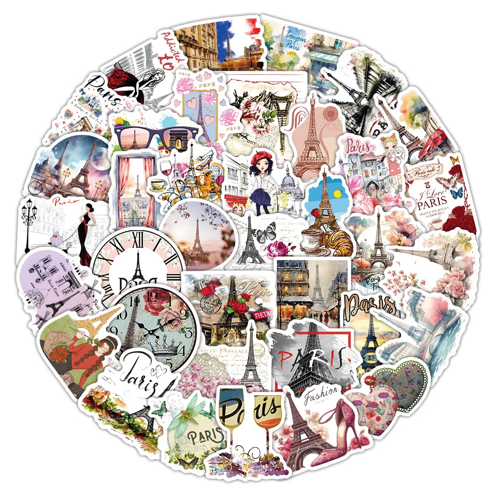 10/30/54PCS Cartoon Creative Paris City Landscape Graffiti Stickers Decorative Scooter Diary Bicycle Funny Children's Toy Decals
10/30/54PCS Cartoon Creative Paris City Landscape Graffiti Stickers Decorative Scooter Diary Bicycle Funny Children's Toy Decals