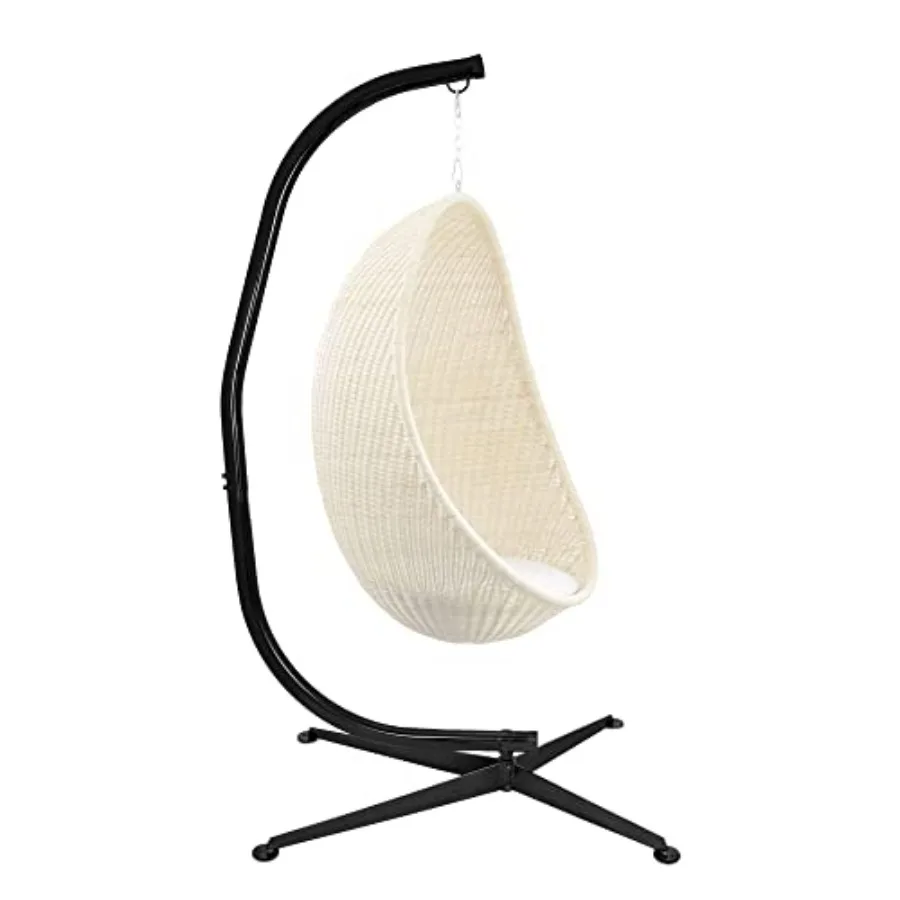 Metal Hanging Chair Stand, Heavy Duty Hammock Swing C Stand Frame, Solid Steel 331LBS Capacity Weather Resistant for Indoor Outdoor, 360 Degree Rotation, Black
Metal Hanging Chair Stand, Heavy Duty Hammock Swing C Stand Frame, Solid Steel 331LBS Capacity Weather Resistant for Indoor Outdoor, 360 Degree Rotation, Black