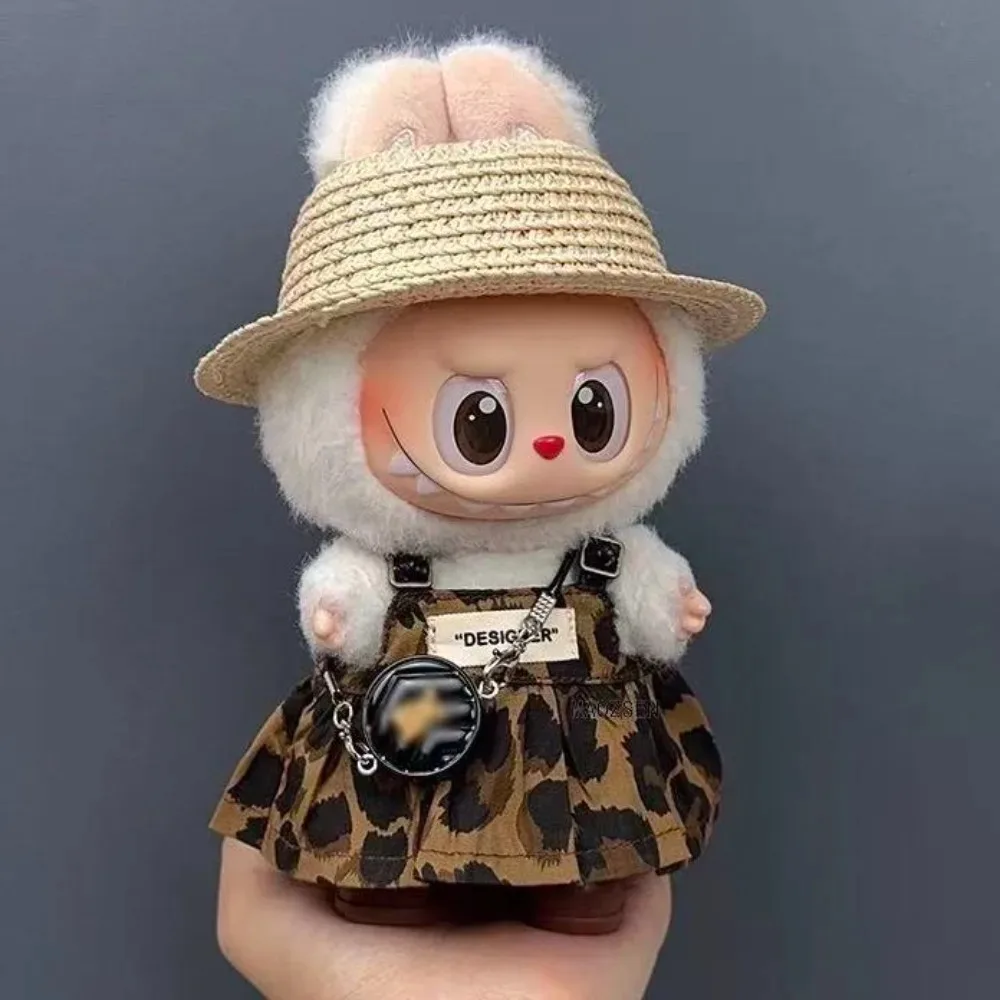 Одежда для мини-куклы, аксессуары для корейской Kpop Labubu V1V2 и 10 см хлопок 15/17 см, платье с леопардовым принтом для куклы, одежда 
Одежда для мини-куклы, аксессуары для корейской Kpop Labubu V1V2 и 10 см хлопок 15/17 см, платье с леопардовым принтом для куклы, одежда