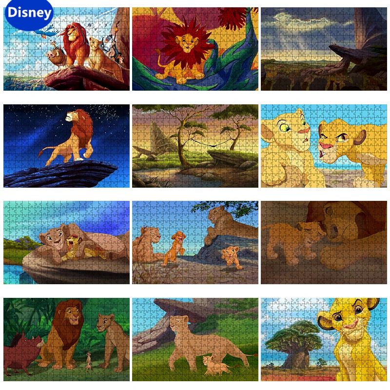Simba Lion King Wooden Puzzle Handmade 300/500/1000 Piece Puzzle Cartoon Character Children's Brainstorming Puzzle Game
Simba Lion King Wooden Puzzle Handmade 300/500/1000 Piece Puzzle Cartoon Character Children's Brainstorming Puzzle Game