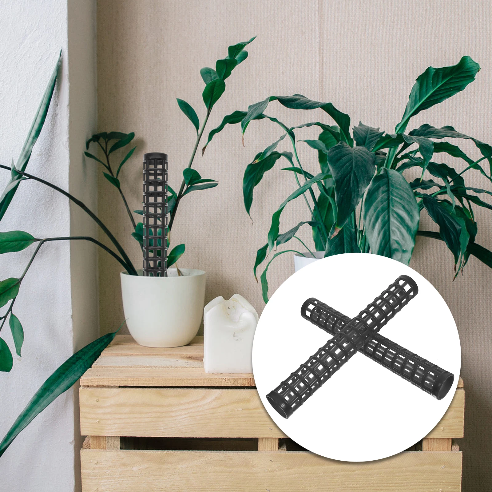 2Pcs Moss Pole for Plants Monstera Support Potted Vines Climb Decorative Plant Rack Stackable Climbing Garden Trellis Flower Pot
2Pcs Moss Pole for Plants Monstera Support Potted Vines Climb Decorative Plant Rack Stackable Climbing Garden Trellis Flower Pot