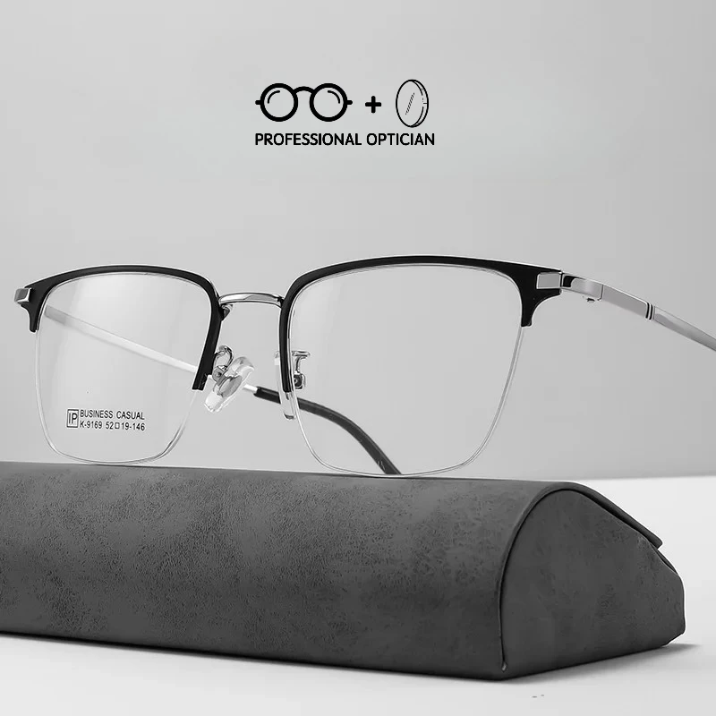 Simple Business Fashion Versatile Ultra Light Alloy Myopia Hyperopia Astigmatism Anti Blue Light Prescription Optical Glasses
Simple Business Fashion Versatile Ultra Light Alloy Myopia Hyperopia Astigmatism Anti Blue Light Prescription Optical Glasses