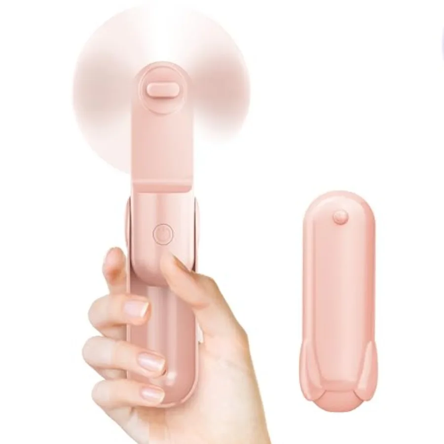 Mini Handheld Fan, Portable Hand Fan with USB Rechargeable, 2000 mAh Battery Operated, 3 Speeds Adjustable, 2 IN 1 Small Person
Mini Handheld Fan, Portable Hand Fan with USB Rechargeable, 2000 mAh Battery Operated, 3 Speeds Adjustable, 2 IN 1 Small Person